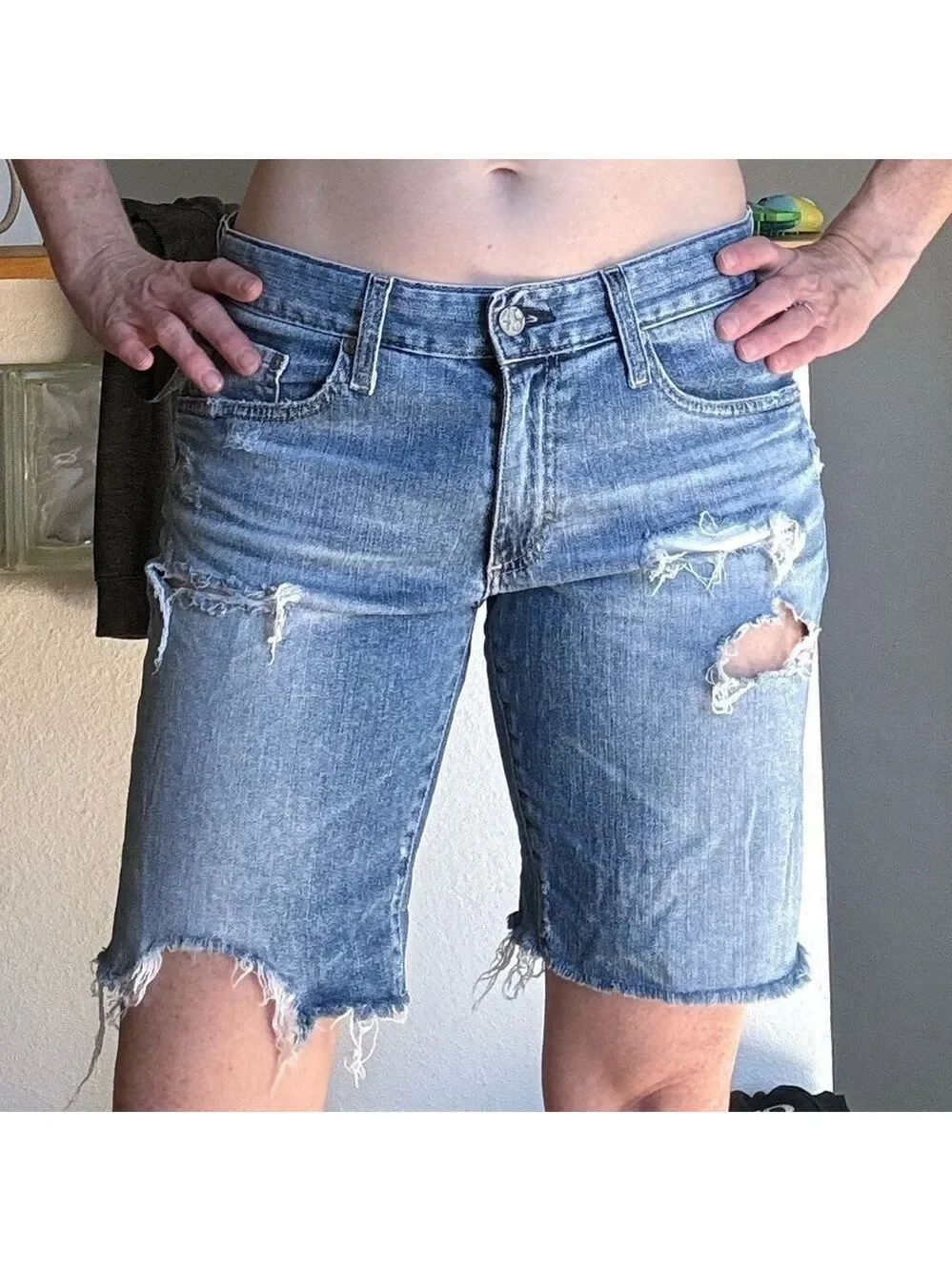 ADRIANO GOLDSCHMEID ‘The Nikki’ Jean Shorts